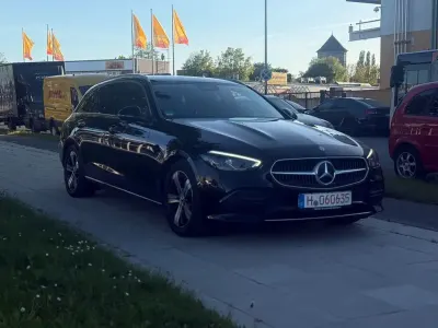 Brugt Mercedes C200 163 HK (119 kW) 2022 Sort Stationcar