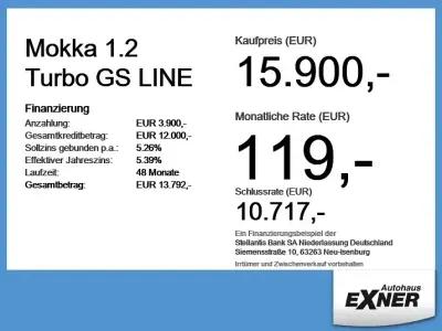 Gebraucht Opel Mokka GS Line 101 PS (74 kW) 2023 Perl blau SUV