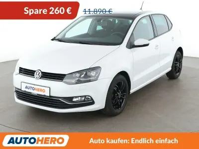 Gebraucht VW Polo Allstar 90 PS (66 kW) 2016 Weiß Kleinwagen
