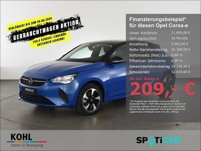 gebraucht Opel Corsa-e F Edition 136 PS Klimaautom PDC Tempomat DAB+