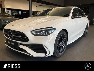 Gebraucht Mercedes C220 AMG 197 PS (144 kW) 2025 Unilack polarweiß Kombi