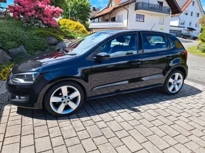 Brugt VW Polo Highline 86 HK (63 kW) 2009 Sort Hatchback