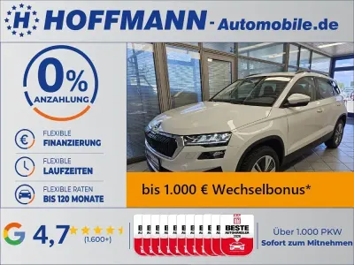 Gebraucht Skoda Karoq Style 150 PS (110 kW) 2024 Moonweißperl. (metallic) SUV