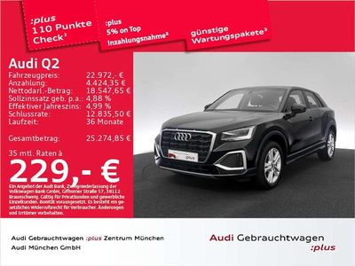 Gebraucht Audi Q2 Advanced 110 PS (80 kW) 2023 Brillantschwarz SUV
