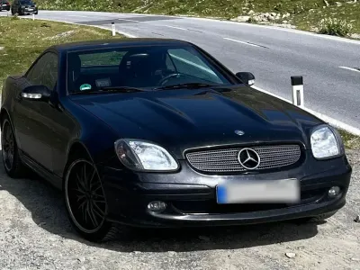 Gebraucht Mercedes SLK200 163 PS (119 kW) 2000 Schwarz Cabrio