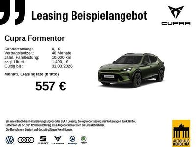 Grün Neu 2026 Cupra Formentor VZ SUV | 55.777 €