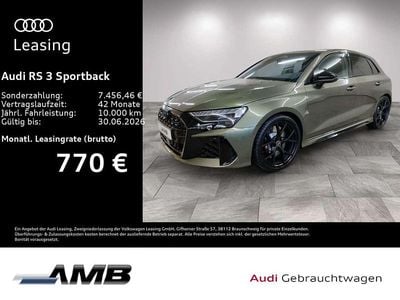 Nouă Audi RS3 400 CP (294 kW) 2026 Verde Berlinǎ