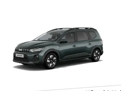 Neu Dacia Jogger Expression 110 PS (80 kW) 2025 Zedergrün (grün) Van / Kleinbus