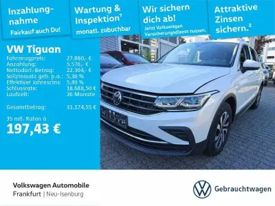 Gebraucht VW Tiguan Active 150 PS (110 kW) 2023 Weiß SUV