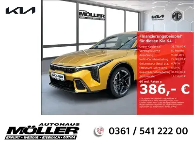 Neu Kia K4 GT-Line 179 PS (131 kW) 2026 Sparkling gelb metallic Limousine