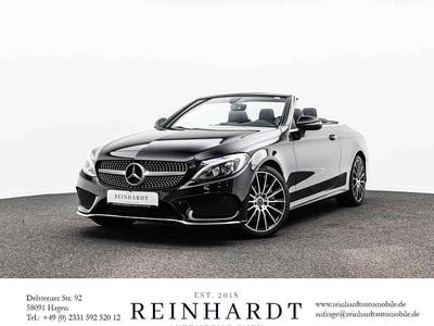 Second-hand Mercedes C250 AMG line 211 CP (155 kW) 2018 Negru Cabrio