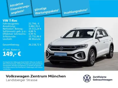 Gebraucht VW T-Roc R-line 110 PS (80 kW) 2024 Weiß SUV
