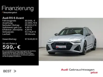 Używany Audi RS6 Sport 600 KM (441 kW) 2022 Srebrny Kombi