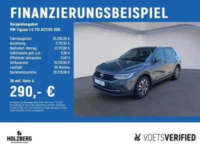 Gebraucht VW Tiguan Active 150 PS (110 kW) 2021 Grau SUV