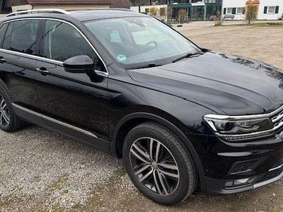 Gebraucht VW Tiguan Highline 150 PS (110 kW) 2018 Schwarz SUV