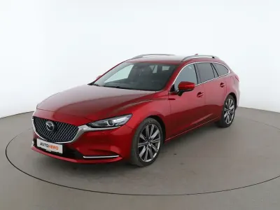 Begagnad Mazda 6 Sports-Line 184 HK (135 kW) 2019 Röd Kombi