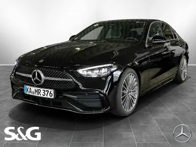 Gebraucht Mercedes C300 AMG 265 PS (194 kW) 2026 Metalliclack obsidianschwarz Limousine