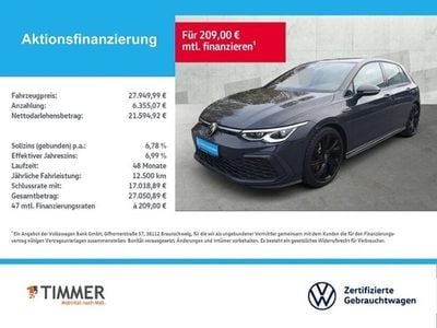 Gebraucht VW Golf VIII GTD 200 PS (147 kW) 2022 Grau Limousine