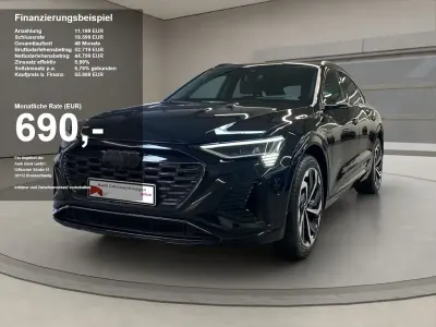 Gebraucht Audi Q8 e-tron S-Line 300 kW (408 PS) 2024 Schwarz SUV