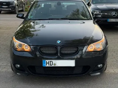 Brugt BMW 525 218 HK (160 kW) 2007 Sort Sedan