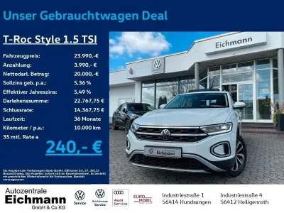 Gebraucht VW T-Roc Style 150 PS (110 kW) 2022 Weiß SUV