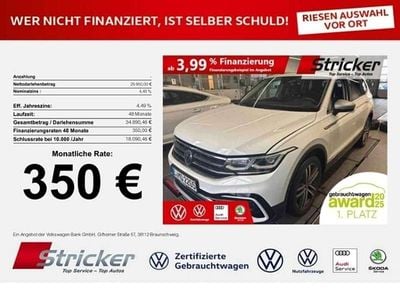 Gebraucht VW Tiguan Allspace Elegance 190 PS (139 kW) 2021 Weiß SUV