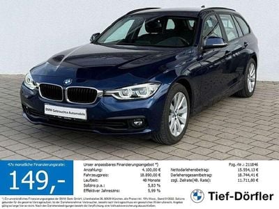 Second-hand BMW 318 Advantage 136 CP (100 kW) 2019 Albastru Break