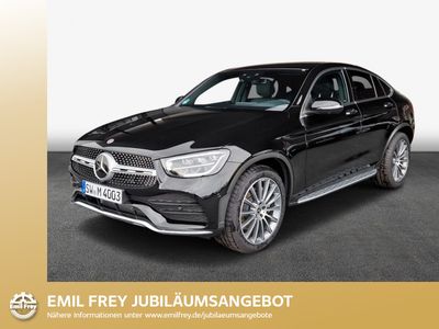 gebraucht Mercedes GLC400d Coupe 4M 9G AMG*Stdhzg*Burmester*AHK*