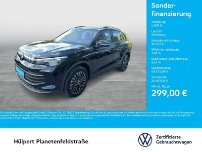 Gebraucht VW Tiguan Life 204 PS (150 kW) 2025 Grenadillschwarz metallic SUV