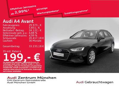 Gebraucht Audi A4 Basis 204 PS (150 kW) 2023 Brillantschwarz Kombi