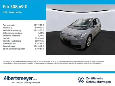 Usata VW ID.3 Pro Performance 150 kW (204 CV) 2020 Grigio Utilitaria
