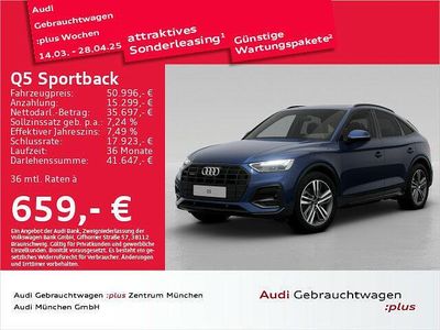 Gebraucht Audi Q5 Sportback Ambiente 265 PS (194 kW) 2024 Navarrablau metallic SUV