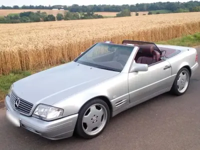 Gebraucht Mercedes SL500 326 PS (239 kW) 1990 Silber Cabrio