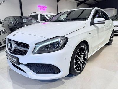 Brugt Mercedes A200 AMG line 136 HK (100 kW) 2018 Hvid Sedan