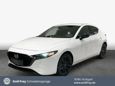 Neu Mazda 3 Homura-Line 140 PS (102 kW) 2025 Snowflake white metallic Limousine