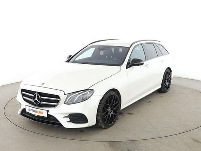 Gebraucht Mercedes E220 AMG line 194 PS (142 kW) 2019 Weiß Kombi