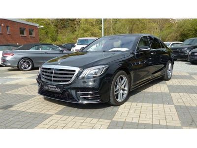 gebraucht Mercedes S450 4Matic L AMG Chauffeur Leder beige Vollaus