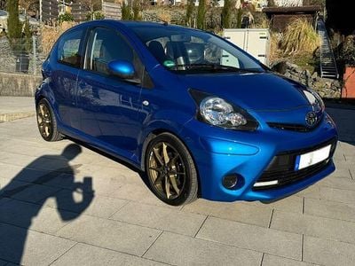 Gebraucht Toyota Aygo Cool 68 PS (50 kW) 2012 Blau Kleinwagen