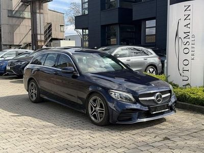 Gebraucht Mercedes C220 AMG line 194 PS (142 kW) 2019 Blau Limousine