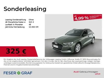 Gebraucht Audi A3 Ambiente 204 PS (150 kW) 2025 Distriktgrün metallic Limousine