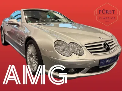Gebraucht Mercedes SL55 AMG AMG 500 PS (367 kW) 2002 Brillant silber Cabrio