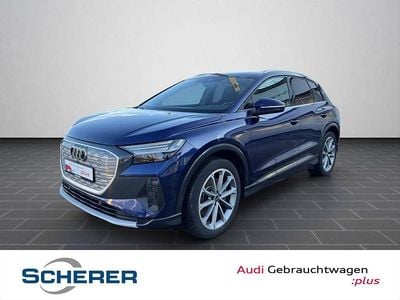 Navarrablau metallic (metallic) Gebraucht 2022 Audi Q4 e-tron Ambiente SUV | 25.800 € (Guter Preis)