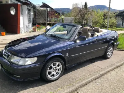 Gebraucht Saab 9-3 Cabriolet 150 PS (110 kW) 2001 Blau Cabrio