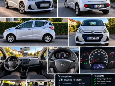Gebraucht Hyundai i10 67 PS (49 kW) 2017 Silber Kleinwagen