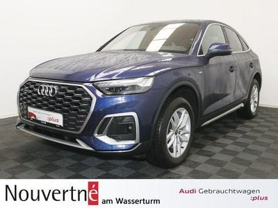 Gebraucht Audi Q5 Sportback S-Line 204 PS (150 kW) 2021 Navarrablau (blue), metallic SUV