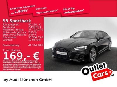 Gebraucht Audi S5 Sportback Ambiente 341 PS (250 kW) 2022 Mythosschwarz metallic Kleinwagen