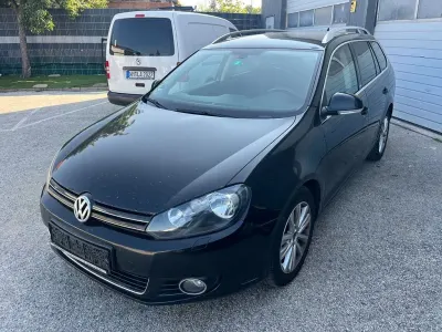 Gebraucht VW Golf VI Style 105 PS (77 kW) 2012 Schwarz Kombi