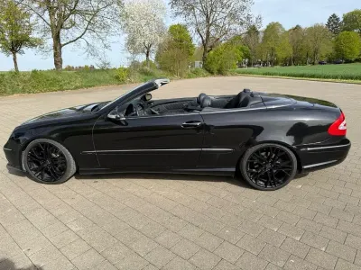 Gebraucht Mercedes CLK500 Avantgarde 306 PS (225 kW) 2004 Schwarz Cabrio