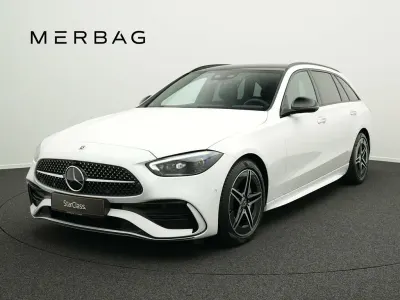 Gebraucht Mercedes C220 AMG Line Premium Plus 197 PS (144 kW) 2025 Weiß Kombi