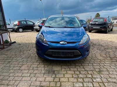 Gebraucht Ford Fiesta Titanium 82 PS (60 kW) 2009 Blau Kleinwagen
